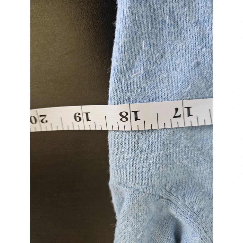 Old Navy  M Blue Button‎ Front Cardigan Knit Pockets Preppy Capsule Wardrobe